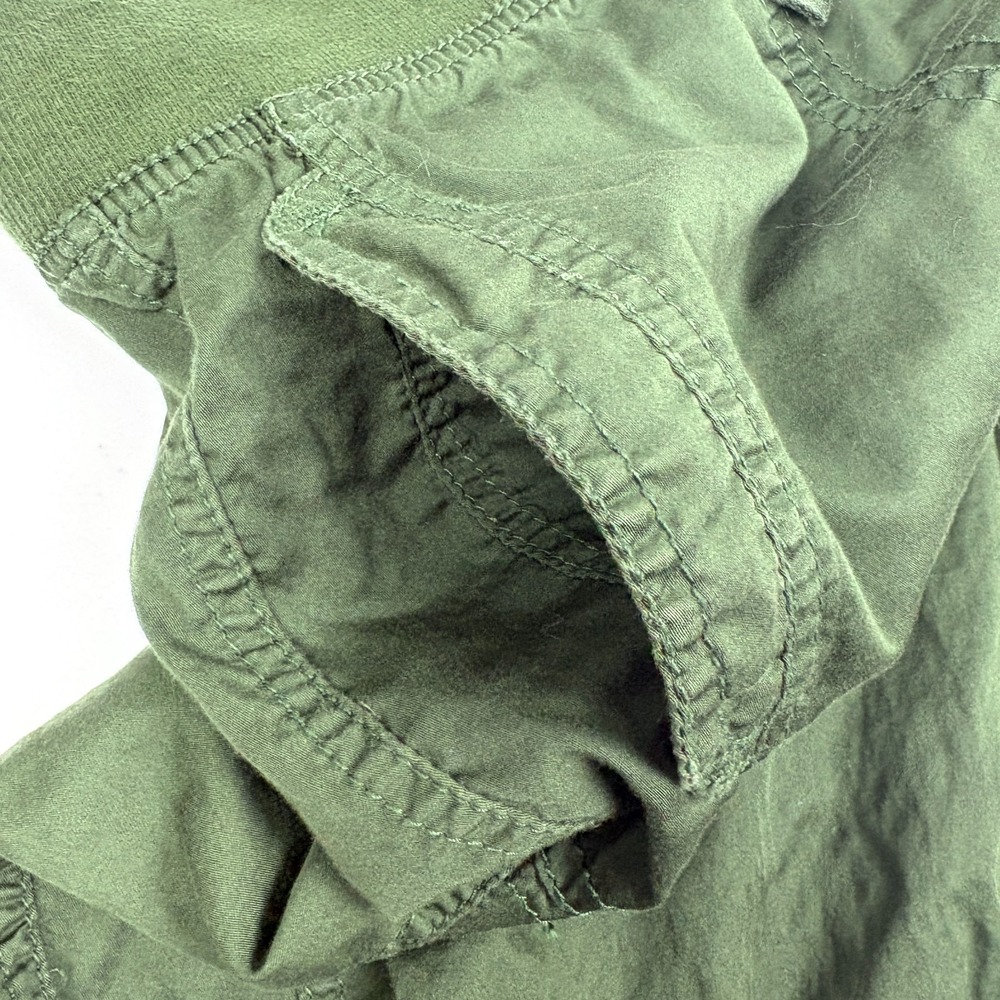 VTG Y2K Bitten by Sarah Jessica Parker Drawstring Capri Joggers Womens Sz 8 Grn - Picture 12 of 13